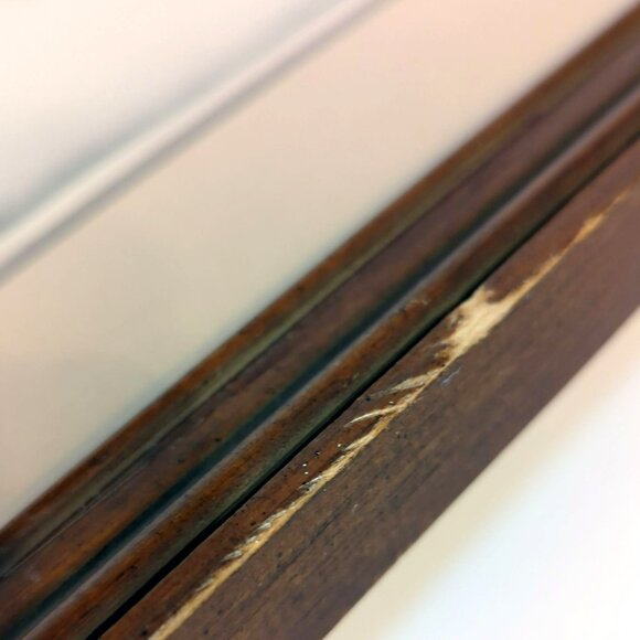 Vintage Blossom Time Drypoint By Walter Tittle In Brown Wooden Matted Frame - Picture 7 of 9